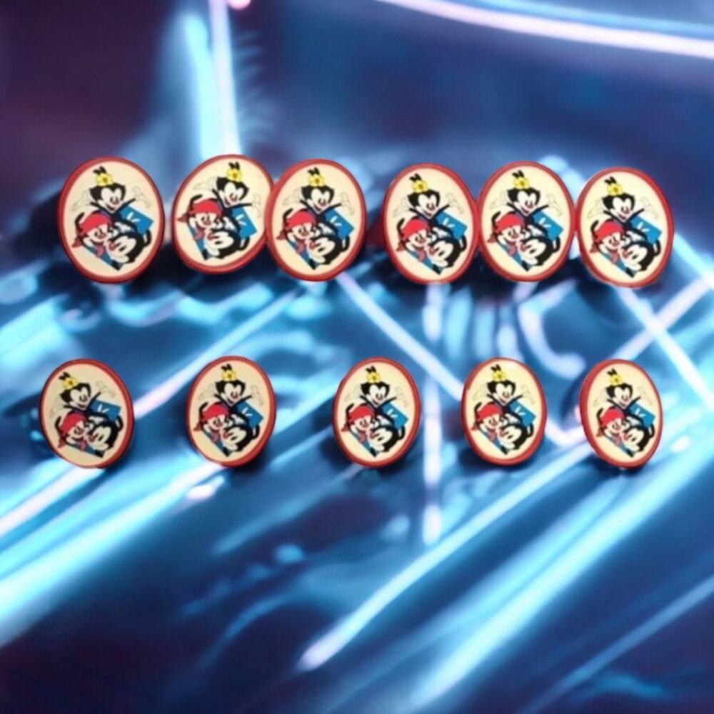 3/$20 Set of 11 VTG Warner Bros Bakery Craft ANIMANIACS Plastic Cupcake Toppers